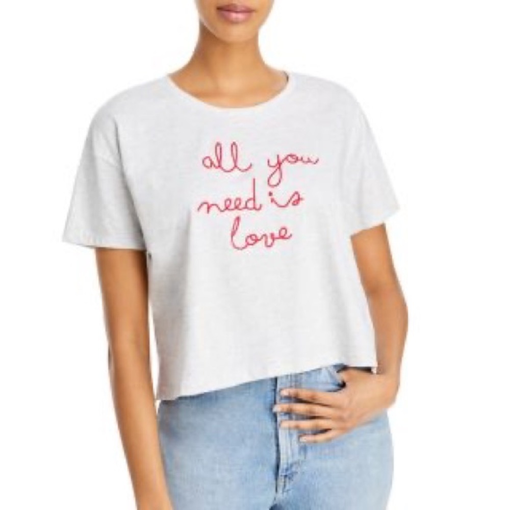 French CONNECTION ALL YOU NEED IS LOVE TEE ❤️IN STORES❤️